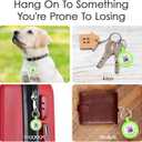 5 x ADVENTUREMORE Tags Holder with QR Code Dog Tag, Tags Case with Anti-Lost O-Ring, Waterproof Dustproof Tags Keychain Holder for Kids, Pets, Bags, Keys Green