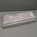 Love-KANKEI Floating Shelves Wall Mounted Set of 2, 17 Inch Rustic Wood Wall Shelves for Storage, Bedroom Living Room Bathroom Kitchen Office and More White