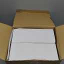 6 Pcs 8 Inch Tall Glass Ribbed Cylinder Vases Clear Floating Candle Flower Vase in Bulk, Hurricane Candle Holder for Wedding Housewarming Gift Table Centerpieces