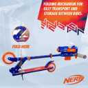 SKIDEE Kick Scooter for Kids Ages 3-5 | Foldable 3 Wheel Scooter with Lean-to-Steer, Adjustable Height, Removable Seat & LED Light Wheels | Toddler Scooter Up to 12 Year Old Boys/Girls