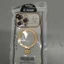 for iPhone 14 Pro Max Magnetic Case with Stand, Luxury Electroplating Shockproof Wave Curly Frame and Heart Pattern, Lens and Screen Edge Raised Protection for iPhone 14 Pro Max-White