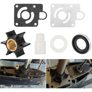 Bonbo 12012 Water Pump Impeller Kit Fit for Chrysler Force 75 85 90 100 105 115 125 140 hp 1979-1989 Replaces for OEM Part Number FK1069