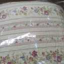 Greenland Home Antique Rose 100% Cotton Heirloom-Quality Quilt Set, 5-Piece Full/Queen, Ecru