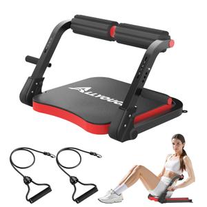 Ab Machine,Sit Up Exercise Equipment&Core Machine for Home Gym
Adjustable Ab Trainer with 3 Resistance Levels and Removable Auxiliary Handle
