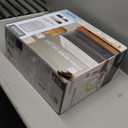 Intex 64417ED 22in Queen Dura-Beam Comfort Plush High-Rise Inflatable Air Mattress with Built in Pump for Travel and Camping, 600lb Weight Capacity (Grey)