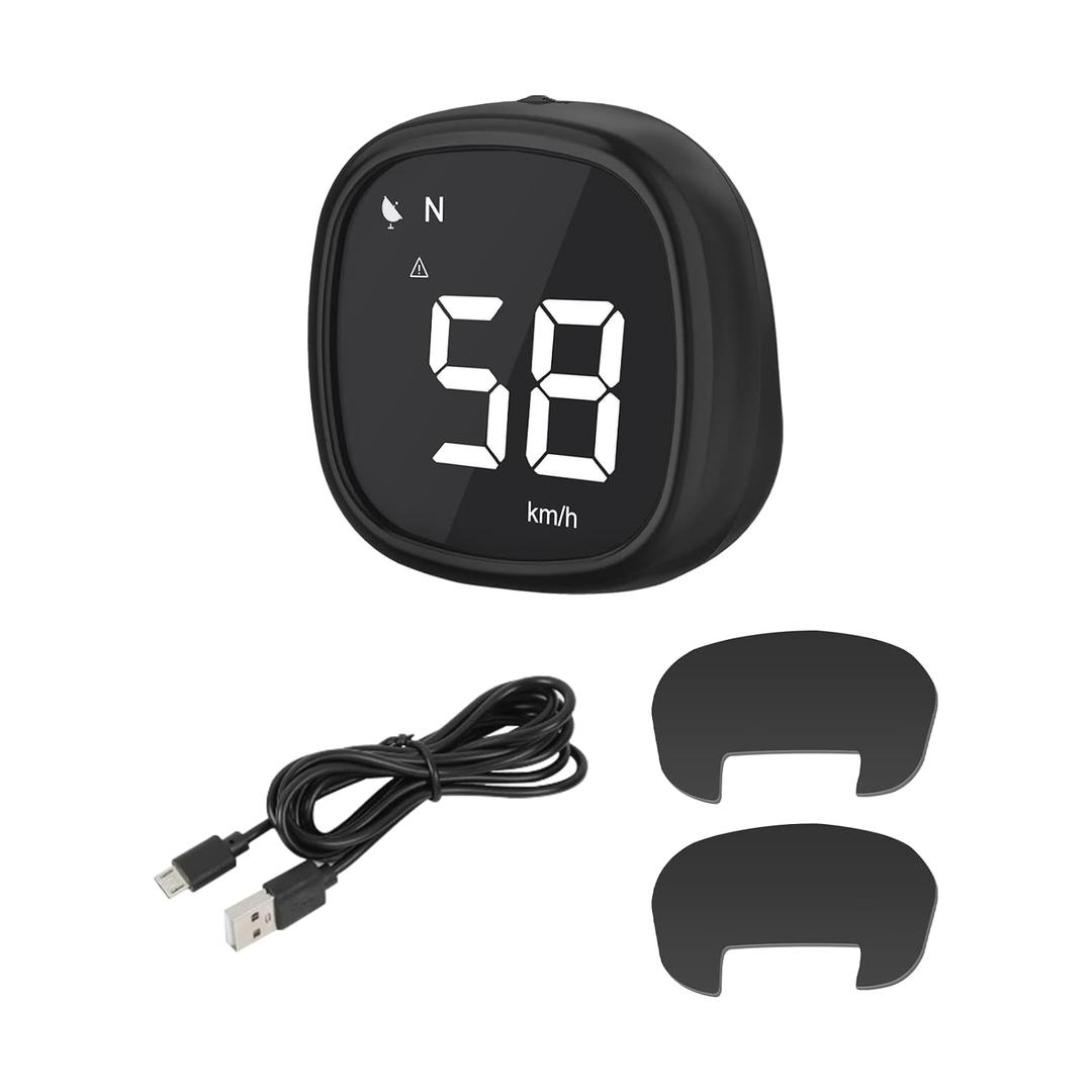 AUTOAND Car GPS Speedometer with Digital HUD Display, Off-Road Real Time Speed Monitor with Overspeed and Fatigue Driving Reminders for All Vehicles, Ships, Aircraft