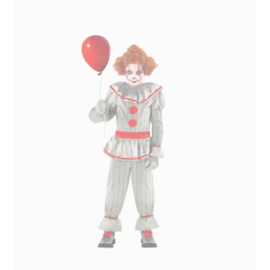 Morph Scary Clown Costume - Boys' Scary Clown Halloween Costume XL