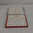 GAMENOTE Double Sided Magnetic Letter & Number Board Set - Alphabet & Numbers Tracing Board for Toddlers, ABC Uppercase & Lowercase Practicing, Math Learning, Educational Toys for Kids