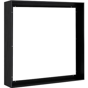 Floater Frame for 32x32 Canvas Paintings, 1.5" Deep DIY Metal Floating Frame for Oil Paintings Landscape Portrait Abstract Wall Art Home Office Show Exhibition Gallery Prints Decor (Black)