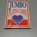 Gamie Giant Poker Jumbo Playing Cards - 10.5 Inches X 14.5 Inches - Extra Large Playing Cards Set with 2 Jokers - Huge Casino Game Cards for Kids and Adults - Oversize Poker Party Decorations - 1 Pack