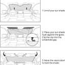 JOYTUTUS Windshield Sun Shade Compatible with 2016-2023 Tacoma 3rd Gen Sunshade Windshield Sun Visor, Foldable Windshield Sun Shield