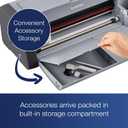 Brother ScanNCut SDX125EGY Electronic DIY Cutting Machine with Scanner, Make Custom Stickers, Vinyl Wall Art, Greeting Cards and More with 682 Included Patterns, Grey