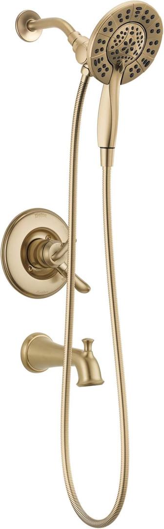 Delta T17494-CZ-I Linden Shower Faucet, Without Rough, Champagne Bronze