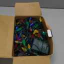 C9 Bulbs Christmas Lights, 33ft 50LEDs Outdoor Christmas String Lights, 5 Sets Connectable, IP65 Waterproof Outdoor Indoor Vintage Fairy Lights for Christmas Tree Party Decor (Multicolor)