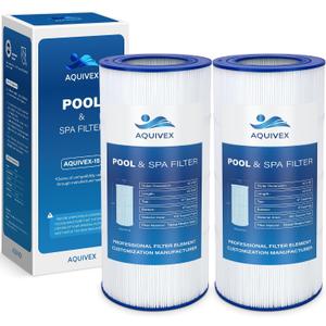 CCRP100 Pool Filter Cartridge, Compatible with Pentair Clean & Clear 100, 160316, EC-160316, Pentair Clean and Clear RP 100, 160354, EC-160354, R173215, Pleatco PAP100, Unicel C-9410, 2 Pack