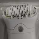 Braun Epilator Silk-pil 7, Hair Removal Device, Women Shaver & Trimmer, Wet and Dry, Wide Head, Includes Shaver Head and Trimmer Comb, SE7-041, Silver