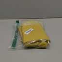 ANRODUO Pack of 2 Yellow Outdoor Pillow Covers for Patio Furniture Decorative Farmhouse Linen Cushion Sham Outdoor Waterproof Outside Square Pillowcase for Garden Balcony Spring Decor, 18x18 Inch