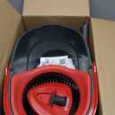 O-Cedar EasyWring Microfiber Spin Mop, Bucket Floor Cleaning System, Red, Gray, Standard