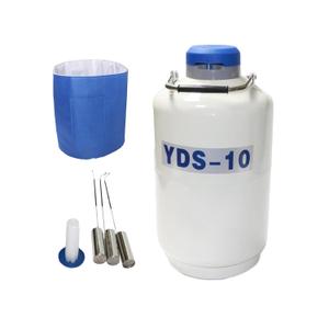 Liquid Nitrogen Container, SHengwin 10L Liquid Nitrogen Tank Aluminum Alloy Cryogenic Container Dewar Flasks with Carry Bag