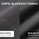 LazBlinds 100% Blackout Roller Shades, No Tools No Drill Cordless Blinds for Windows, Thermal Insulated UV Protection Privacy Window Shades for Bedroom (36''W x 72''H, Black)