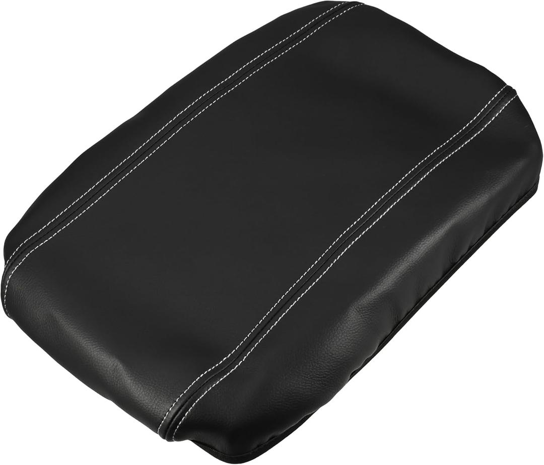 Car Center Console Seat Armrest Cover Interior Protective Lid Storage Covers Trim for Toyota Venza 2021-2023 Black Gray