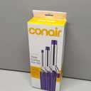 Conair Supreme Curling Iron Combo Set 3-Pack with 1/2 in, 3/4 in, and 1 in Barrels, Featuring 10 Heat Settings, Cool Tip Safety, and Tangle-Free Swivel Cord for Hair Styling, Purple, CB433W2N