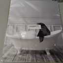 Seal in Bathtub Wall Art Print Poster, Bathroom Decor Gallery Posters Prints for Restroom Home Picture Painting Artwork (Seal, 11 x 14 inches, Unframed)