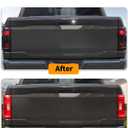 Hoolcar Tail Light Lamp Cover Guard Trim Compatible with Ford F150 Raptpr 2024 2025 (Smoked Black)