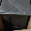 Mayne Fairfield 40-Inch Tall Planter  Weather-Resistant Indoor/Outdoor Garden Pot for Flowers, Patio, Porch, and Entryway, Durable Design (Espresso)