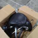 Antlu Saddle Stool Chair with Back Support, Ergonomic Esthetician Stool Chair for Salon Tattoo Spa Medical Dentist Clinic (with Adjustable Backrest, Black), 20"D x 15"W x 28"H