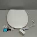 Heated Toilet Seat with Plug-in and Seat Soft Close, New technology for skin feel surface, Easy Installation(Round)