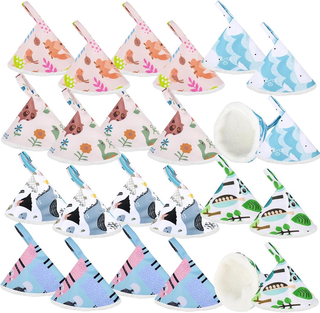 24 Pcs Peepeeteepe for Baby Boy, Reusable Pee Peep Teepee Baby Boy with Hang Loop(6 Patterns)