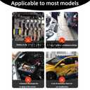 3 x Battery Disconnect Switch, Heavy Duty Battery Disconnect Switch - High Current Master Power Cut Isolator Kill Switch for Car, RV, and Boat