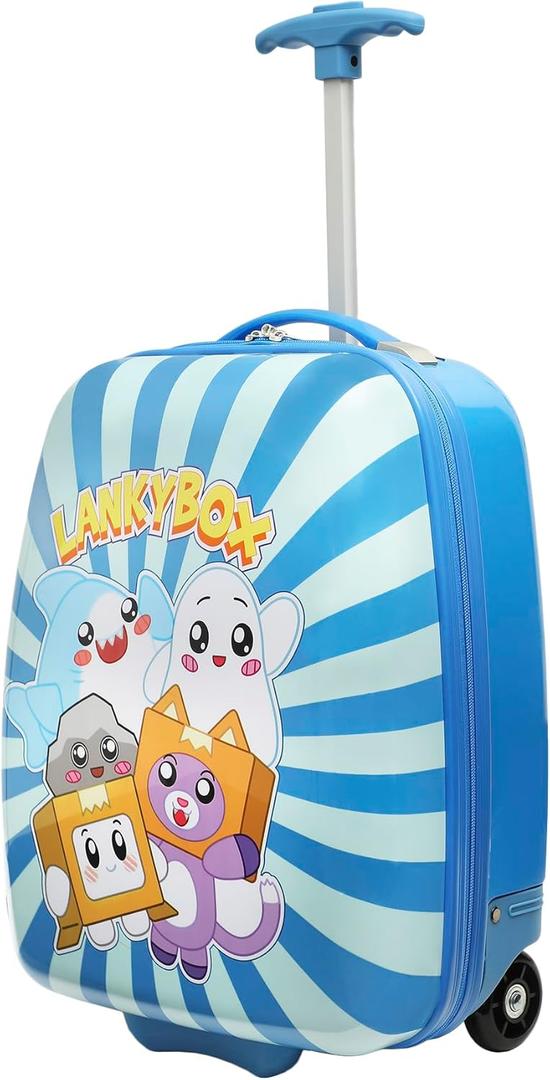 Bioworld Lanky Box Favorite Characters Kids' 16.5" Hard-Side Carry-On Luggage for Toddler