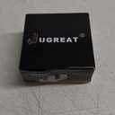 JUGREAT Stainless Steel Sliding Door Guides Floor Mount, Adjustable Roller Wall Mounted Floor Guide for Door Thick Up to 2 1/8 Inches, Flush Bottom Design (2 Pack) (Silver)