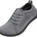 Minimalist Walking Shoes Wide Toe Barefoot Shoes Zero Drop Casual Sneakers Breathable Slip On Tennis Shoes
 15.3