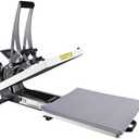 ColorSub Heat Press 15x15 inch Industrial Quality Heat Press Machine with Slide Out Drawer, Heat Press Machine for T Shirts, Blue