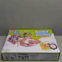 dearlomum Baby Play Mat Gym, Funny Play Piano Tummy Time Activity Mat with 5 Infant Sensory Toys, Music and Lights, Boy & Girl Gifts for Newborns 0 to 3 6 9 12 Months (Pink)