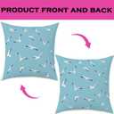 Aesthetic Seagull Gifts Music Lover Gifts Song Lyrics Pillow Covers Music Merchandise Pillow Cases for Living Room Car Couch Sofa Music Album Version Pillow Protectors Birthday Christmas