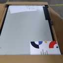 Magnetic Dry Erase White Board, 36 X 24 Inches, Black Aluminium Frame