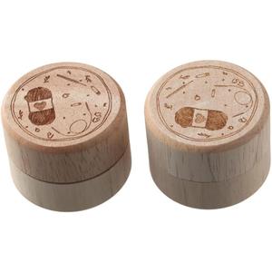 16 Pcs Removable Stitch Markers Knitting Crocheting with 2Pcs Storage Box Wooden Crochet Stitch Marker Locking Stitch Marker for Knitting Tools Accessories