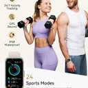 Fitness Trackers for Women/Men, Smart Watches for Women with Sport Activity Tracker, Fitness Watch with Heart Rate, Blood Oxygen Monitor, Sleep Tracker, IP68 Android Smart Watch with 4 Straps, Gift