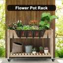 AAGUT 2" Caster Wheels,Heavy Duty Threaded Stem Casters,Screwed Bolt M10 x 25mm Locking Swivel PU Wheels with Brake,4 Pack Double Bearings No Noise Castors