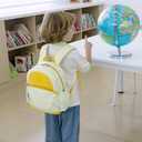 CAMTOP Toddler Backpack for Boys Girls 2-4, Kids Backpacks for Kindergarten Preschool, 12" H Small Bookbag for Daycare Travel (Yellow, 12''- Not fit A4 folder)