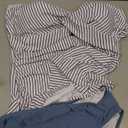 B2prity Women's Ruched Tankini Swimsuits V Neck Wrap Tie Back Two Pieces Bathing Suit Tummy Control Swimwear XL