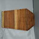 Acacia Wood Halloween Scary Coffin Cutting Board with Groove for Festive Decoration and Appetizer Serving Tray (13.75"L x 9.5"W)