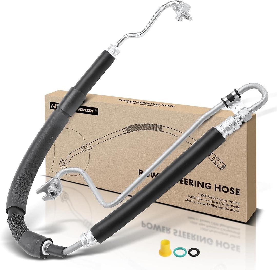A-Premium Power Steering Pressure Hose Line Assembly Compatible with Audi A4 Quattro 2010, A5 Quattro 2008-2010, Q5 2009-2012, L4 2.0L V6 3.2L, Pump to Gear/Rack Pinion
