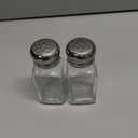 Salt and Pepper Shakers Set,DWTS DANWEITESI Salt Shaker with Stainless Lid-Glass Spice Jars Kitchen Gadgets,Clear to Know When to Fill,Farmhouse Salt Pepper Shakers Cute Kitchen Essentials Decoration