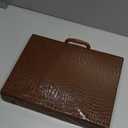 Chinese Mahjong Set, Mahjong Game Set with 146 Numbered Large Tiles (1.5", Green), Mahjong Tiles Set with Brown Carrying Case