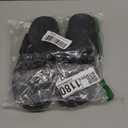 ONCAI Women's Orthotic Cushion Flip Flops Recovery Walking Sandals for Women with Arch Support Summer Comfortable Slip On Flip Flops for Womans Size 6-12 (10, Black)